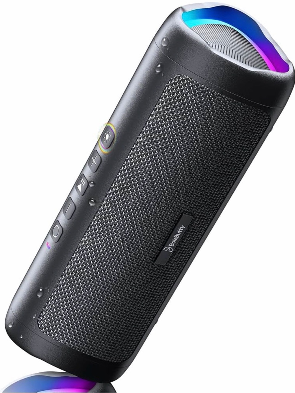 Bluetooth Party Speaker with RGB Lights - Black